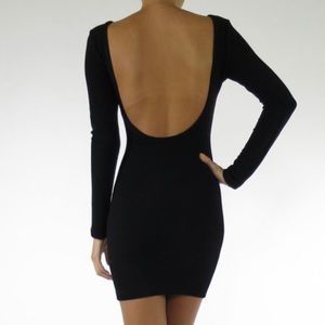 Low Back Bodycon Dress